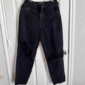 black boyfriend jeans